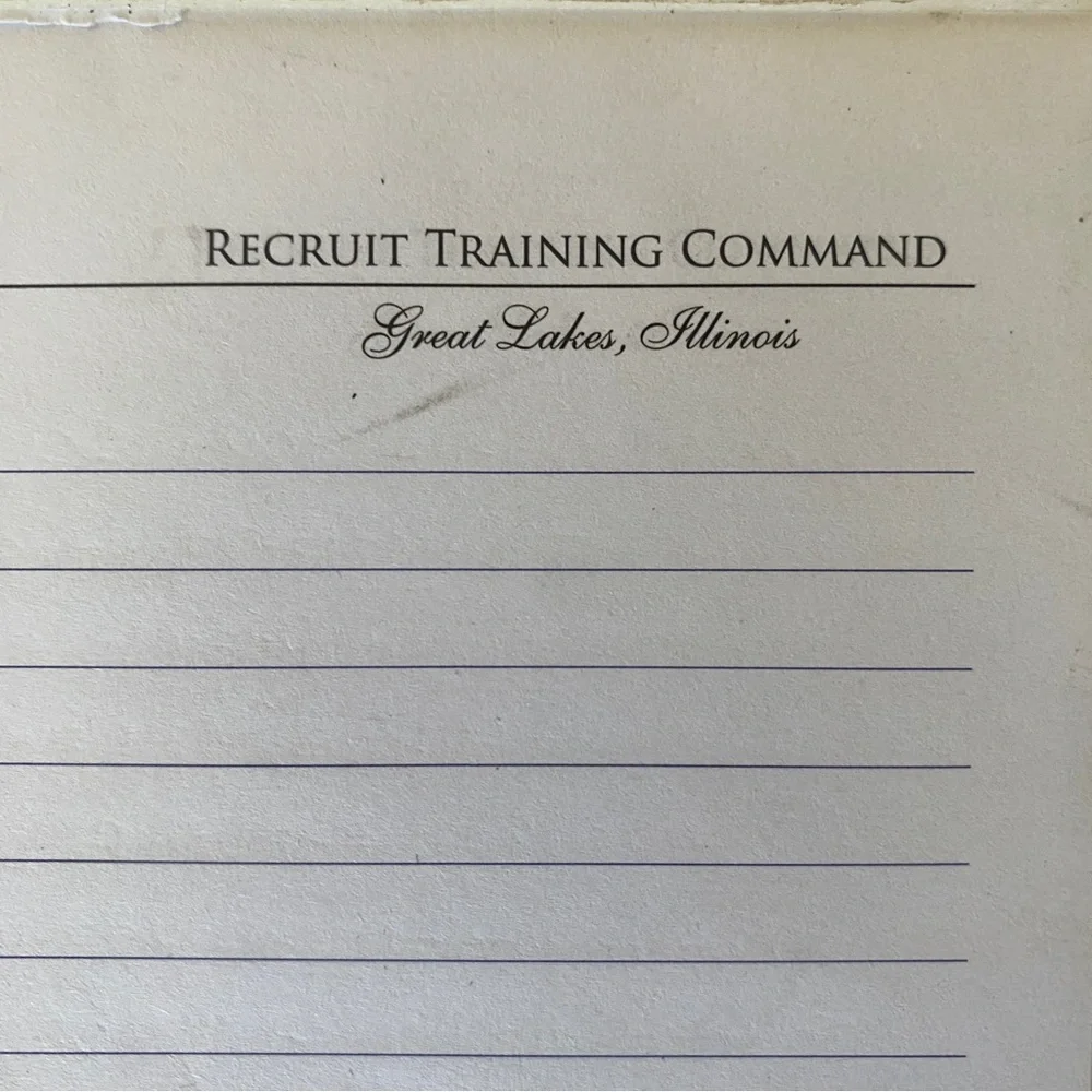 Crest Craft Military Writing Stationery Set Recruit-Pak Bootcamp Illinois